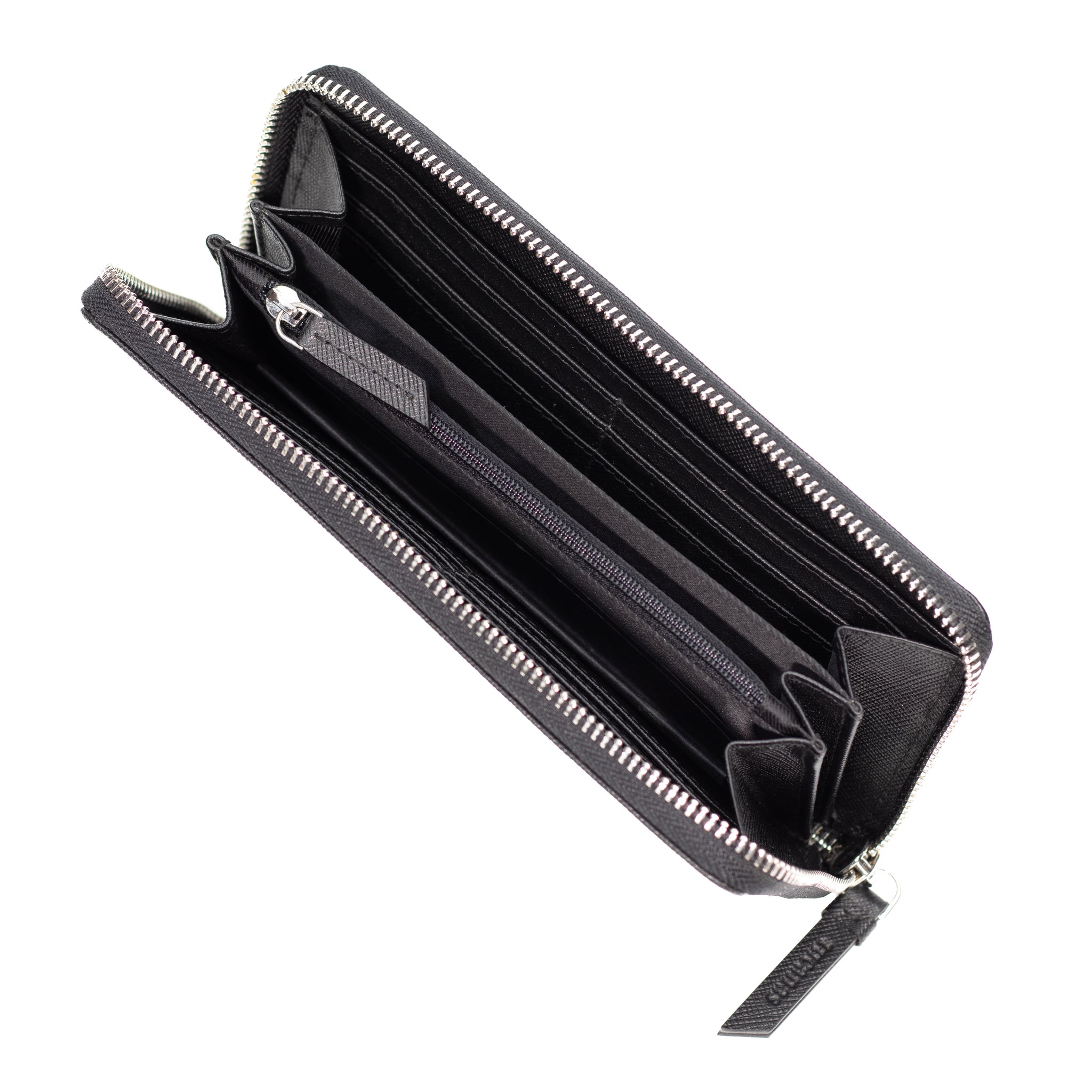 Compagnon/Portefeuille Luxe - long zippé avec porte-monnaie - cuir