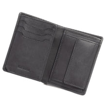 Charger l&#39;image dans la galerie, Porte-cartes - mini-portefeuille avec porte-monnaie en cuir véritable - style vintage avec un aspect délavé - noir - blocage RFID, Homme - Femme
